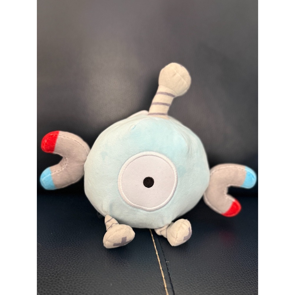 Pokemon Magnemite Plush 8" Blue Red Magnets Electric Type Stuffed Toy